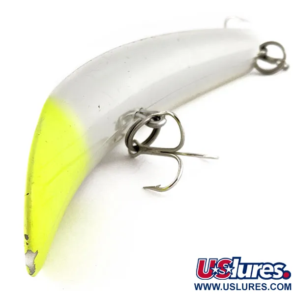 Luhr Jensen Rattling Kwikfish, Argento e Giallo Fluorescente, 48g, Esca da Traina #21953