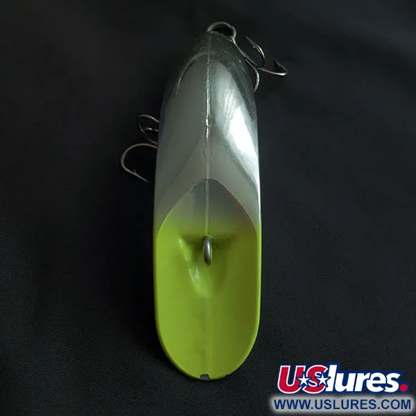 Luhr Jensen Rattling Kwikfish, Argento e Giallo Fluorescente, 48g, Esca da Traina #21953
