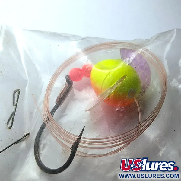 Walleye Rig, 1.5g, Chartreuse/Orange, Terminale da pesca #21958