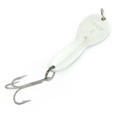 Glen Evans Loco 2, white/green Glow, 1/3 oz, Cucchiaino Ondulante #22000