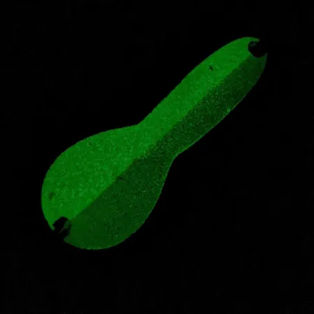 Glen Evans Loco 2, white/green Glow, 1/3 oz, Cucchiaino Ondulante #22000