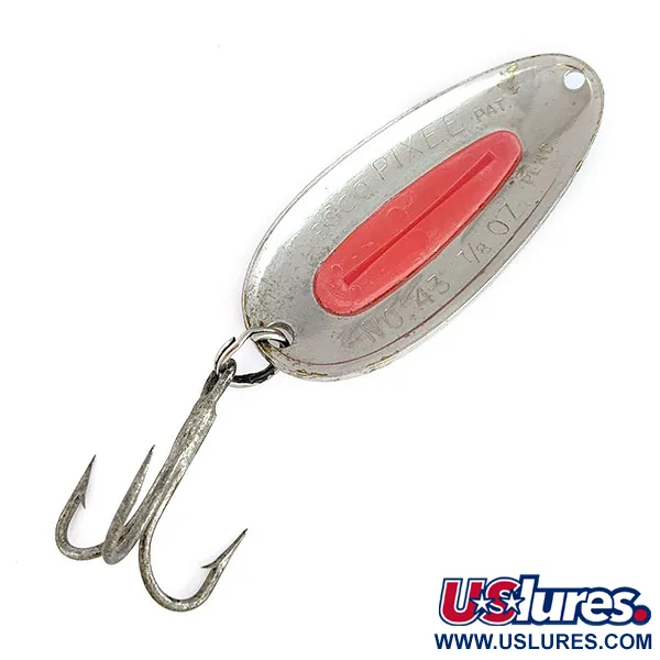 Nebco Pixee, nickel/rosa, 24g, ondulante #22022