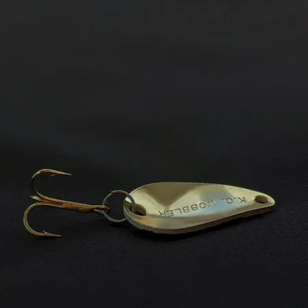 Acme K.O. Wobbler, 3,5g nero/bianco/oro, Ondulante #22047