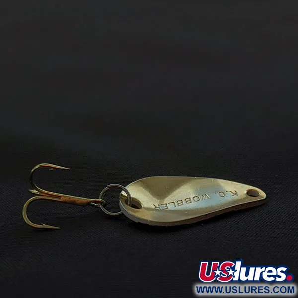 Acme K.O. Wobbler, 3,5g nero/bianco/oro, Ondulante #22047