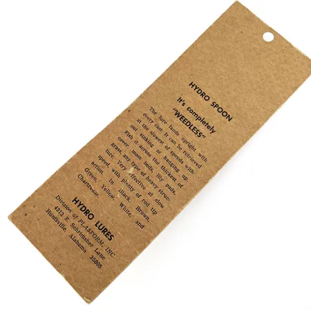 Hydro Lures Hydro Spoon, 14g Verde, Esca Topwater Anti-alga #22093