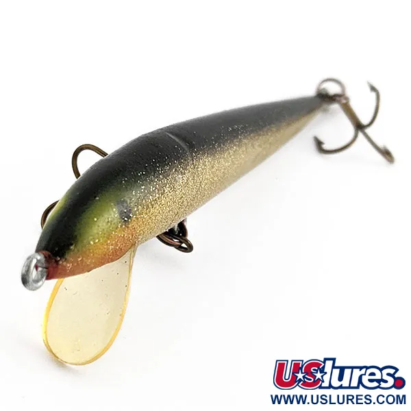 Atlantic lures Rafina #1504, 7g oro/nero, Minnow galleggiante #22143