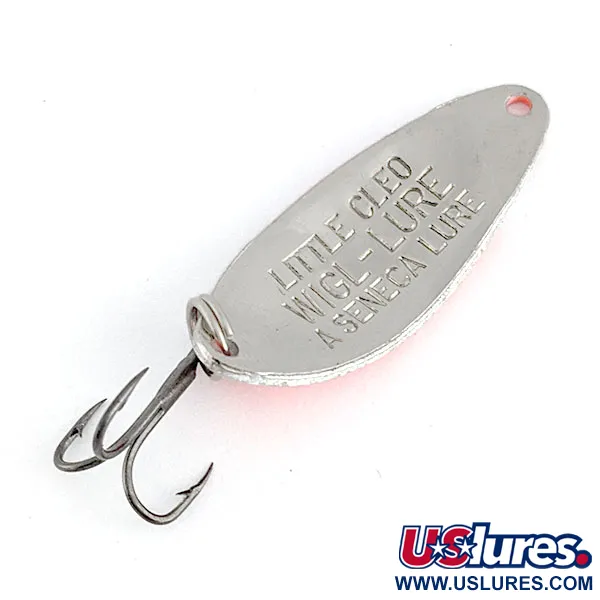 Seneca Little Cleo, 7g nickel/bianco/arancio, Ondulante #22173