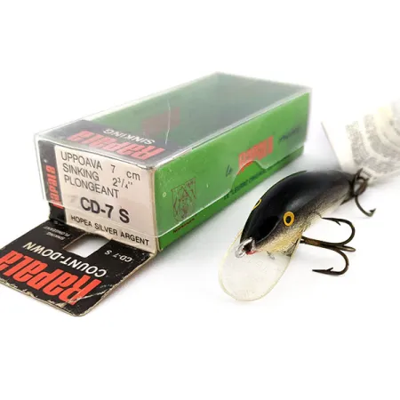 Rapala Countdown CD7, S (Silver), 8g, Artificiale Affondante #22176
