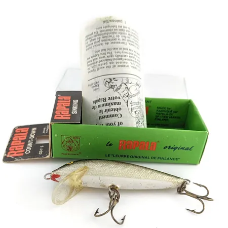 Rapala Countdown CD7, S (Silver), 8g, Artificiale Affondante #22176
