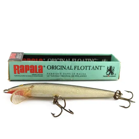 Rapala Original Floater F9, 4g, Colore S (Silver), Minnow Galleggiante #22177