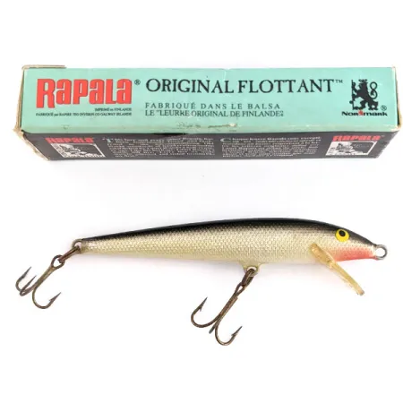 Rapala Original Floater F9, 4g, Colore S (Silver), Minnow Galleggiante #22177