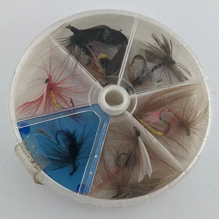 Set 10 Mosche Pesca a Mosca, Assortimento Vintage, Taiwan #22196