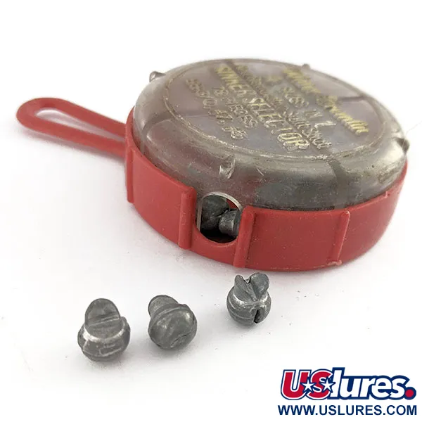 Water Gremlin Removable Split Shot Sinker Selector, BB 3/0 #7 #5, Piombini Spaccati #22198