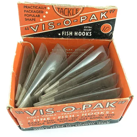 Glen L Evans Vis-O-Pack, Ami Misura 10, Accessori Pesca Vintage #22202