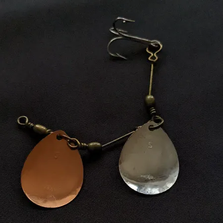 LUXON Vintage Luxon 2, 7g nichel/rame, Cucchiaino rotante doppio #22217