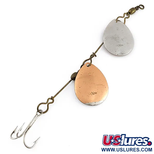 LUXON Vintage Luxon 2, 7g nichel/rame, Cucchiaino rotante doppio #22217