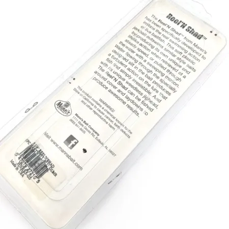 Mann's Reel'N Shad, Hartwell-Blue Glmr, 13,3 cm, Esca Soft Plastic #22218