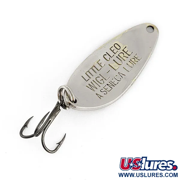 Seneca Little Cleo, 1/4oz (7g) Nichel, Cucchiaino Ondulante #22228