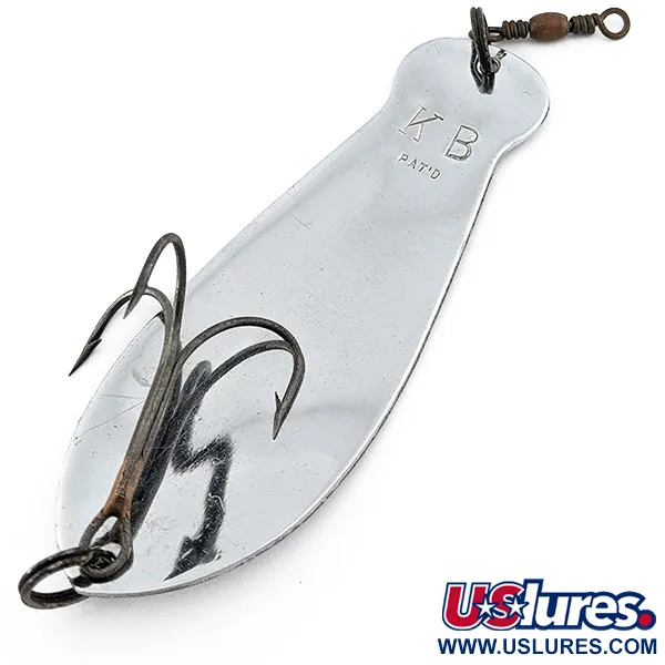 K-B Bait K-B Spoon 4, 44g Nichel, Ondulante #22311