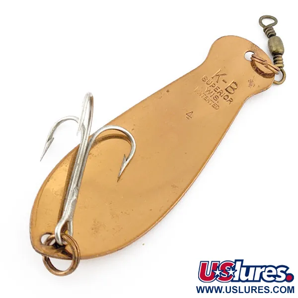 K-B Bait K-B Spoon 4, Rame 50g, Cucchiaino Ondulante #22312