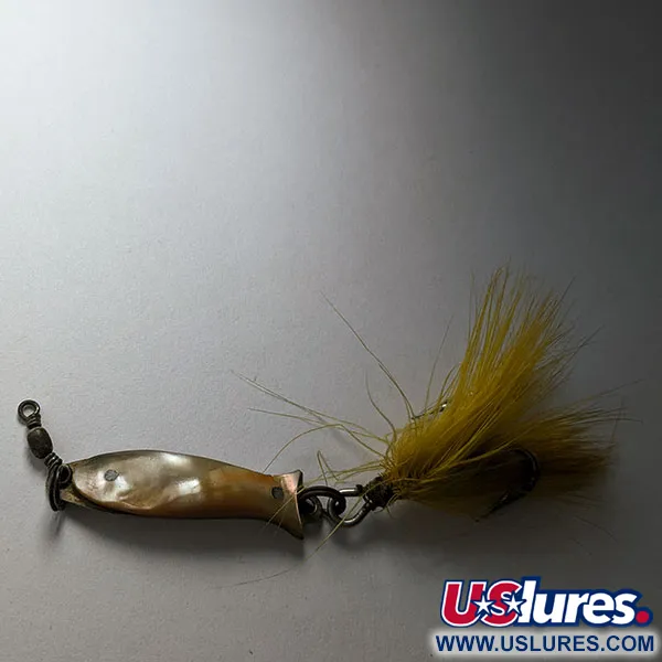 Red Abalone Pearl Minnow, 2,5g in Madreperla, Cucchiaino Vintage #22318