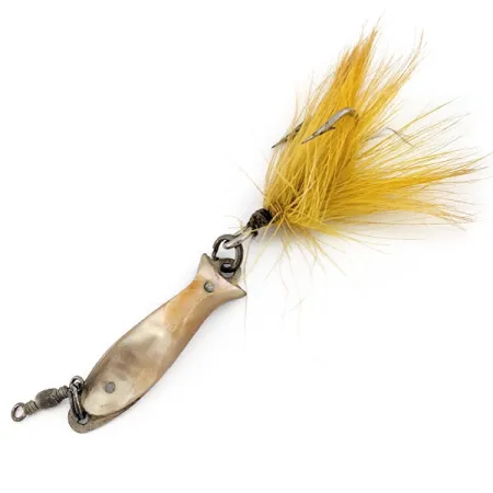 Red Abalone Pearl Minnow, 2,5g in Madreperla, Cucchiaino Vintage #22318