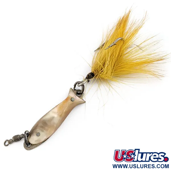 Red Abalone Pearl Minnow, 2,5g in Madreperla, Cucchiaino Vintage #22318