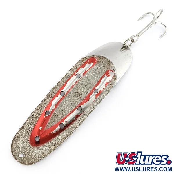Great Lakes Lures Charger №3, 21g nichel/rosso/glitter, Cucchiaino #22425