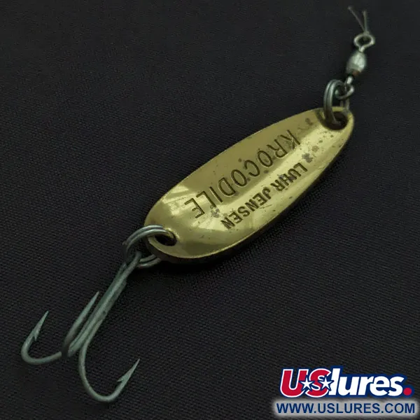 Luhr Jensen Krocodile, Brass/Brown Trout, 9g, Ondulante #22434