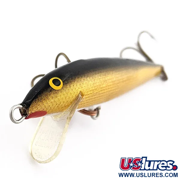 Rapala Original Floater F7, Oro, 4g, 7cm, Minnow Galleggiante #22436