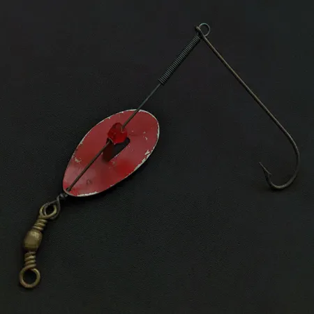 Lucky Strike June Bug Spinner, 7g, Nickel/Ottone/Rosso, Cucchiaino #22465