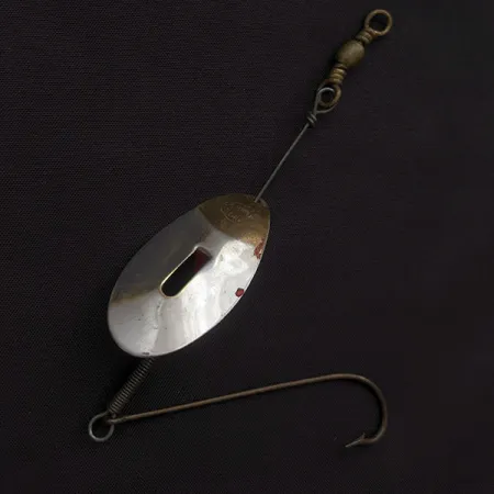 Lucky Strike June Bug Spinner, 7g, Nickel/Ottone/Rosso, Cucchiaino #22465