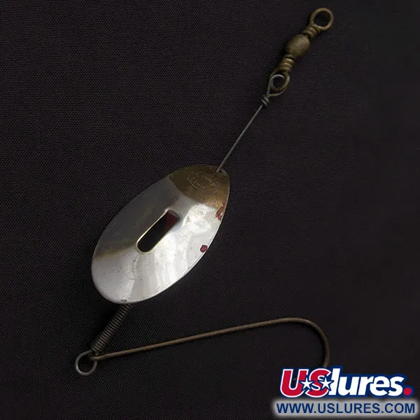 Lucky Strike June Bug Spinner, 7g, Nickel/Ottone/Rosso, Cucchiaino #22465