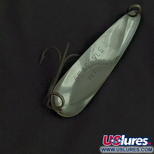 Eppinger Dardevle Seadevle, 58g Rosso e Bianco, Cucchiaino Ondulante #22481