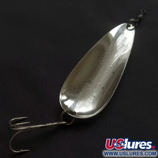 Nebco Aqua Spoon, 21g, rosso/nero/nichel, Ondulante #22565