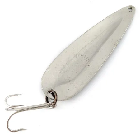 Marathon, 21g nichel/nero/bianco, cucchiaino ondulante #22580