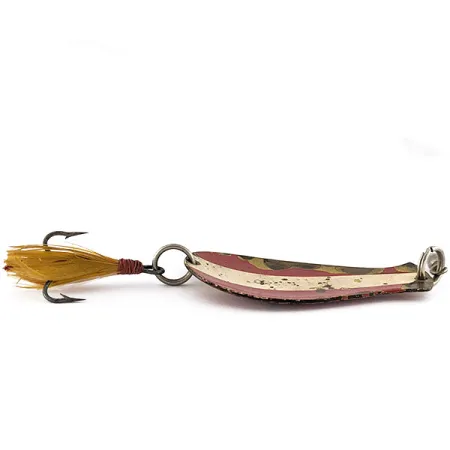 South Bend Spoon-Oreno, 14g rosso/bianco/ottone, Ondulante #22603