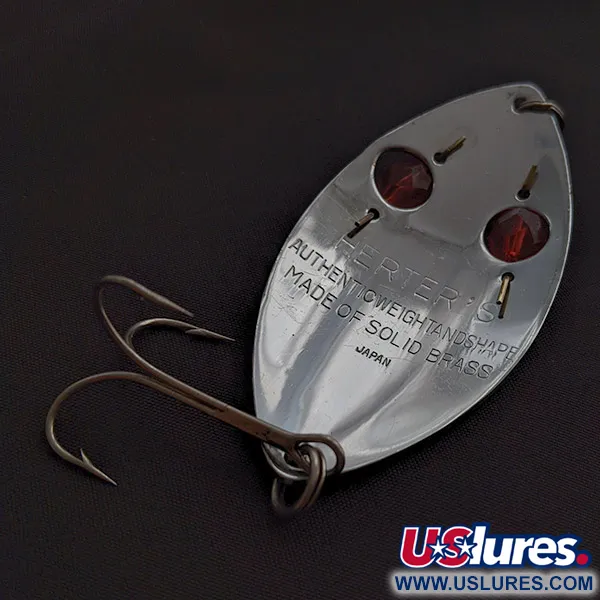 Herter's Glass Eye, 21g Nichelato/Occhi Rossi, Ondulante #22641