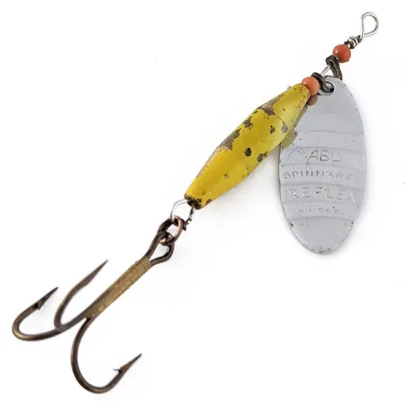 Abu Garcia Abu Spinnaren Reflex, Nickel/Giallo, 7g, Cucchiaino Rotante #22643