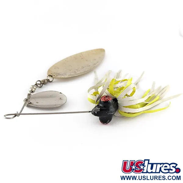 Bumble BEE Spinnerbait, 28g, Oro/Nichel, Esca Vintage #22653