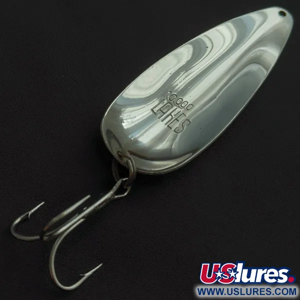 Fred Arbogast 10000 Lakes, 25g rosso/bianco/nichel, Cucchiaino #22661