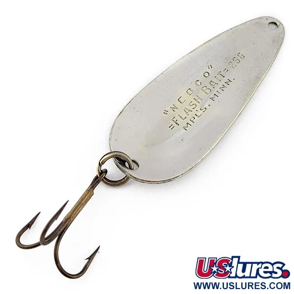 Nebco Flashbait 266, 10g Nichel, Cucchiaino #22692