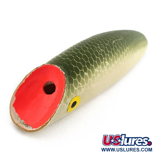 Les Davis Witch Doctor, 17g Verde a Scaglie, Esca di Superficie #22704