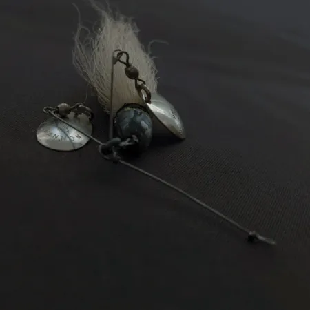 Jamison Shannon Twin Spinner, Nichel, 7g, Esca Rotante #22711