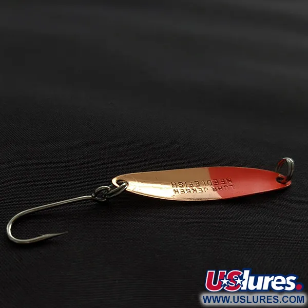 Luhr Jensen Needlefish 1, 2g, rame/rosso UV glow, cucchiaino da traina #22742