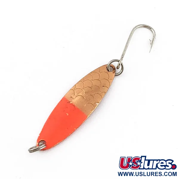 Luhr Jensen Needlefish 1, 2g, rame/rosso UV glow, cucchiaino da traina #22742