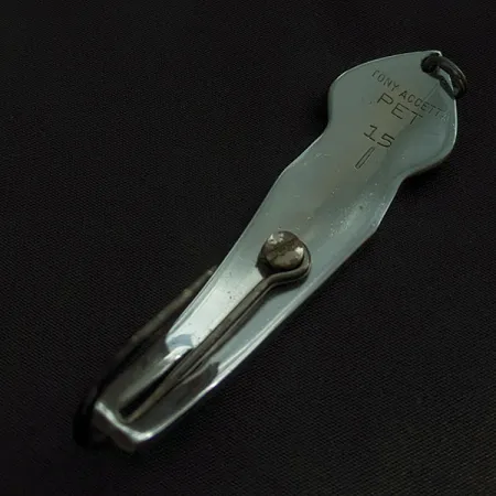 Tony Accetta Pet Spoon 15, 28g Nichel, Cucchiaino Ondulante #22773