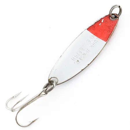 Luhr Jensen Needlefish 1, 2g, Bianco/Rosso UV, Ondulante da Traina #22809