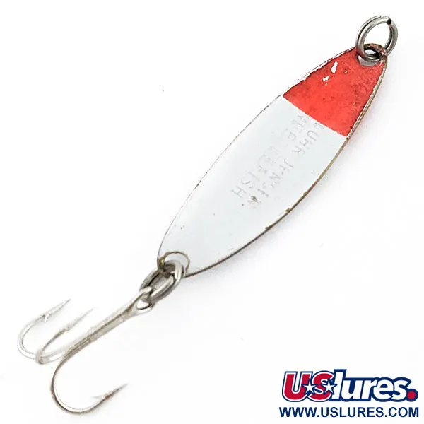 Luhr Jensen Needlefish 1, 2g, Bianco/Rosso UV, Ondulante da Traina #22809