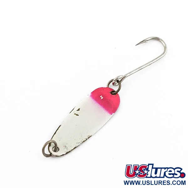 Dick Nite Spoons Dick Nite, 1g, bianco perla/rosso UV, Cucchiaino Ondulante #22811